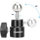 CAMVATE 17mm Ball to 1/4"-20 Thread Mini Ball Head Mount