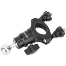 CAMVATE Handlebar Clamp Mount Holder with 17mm Ball & Adjustable Ball Head Mount