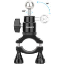 CAMVATE Handlebar Clamp Mount Holder with 17mm Ball & Adjustable Ball Head Mount