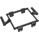 CAMVATE Dual Director's Monitor Cage with Cheese Plate-Style Handgrips