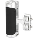 CAMVATE Side Handle with Dual 1/4"-20 Screw Mount (Black/Silver)