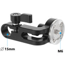 CAMVATE 15mm Rod Clamp to ARRI-Style Rosette Mount