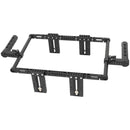 CAMVATE Dual Director's Monitor Cage with Cheese Plate-Style Handgrips (Large)