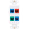Tripp Lite 4-Port Decora-Style Vertical Center Plate Insert (White)