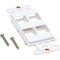 Tripp Lite 4-Port Decora-Style Vertical Center Plate Insert (White)