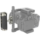 CAMVATE Side Handle with Dual 1/4"-20 Screw Mount (Black/Gray Olive)