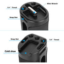 CAMVATE Side Handle with Dual 1/4"-20 Screw Mount (Black)