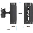 CAMVATE Side Handle with Dual 1/4"-20 Screw Mount (Black)