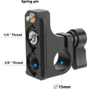 CAMVATE 15mm Rod Clamp with NATO Rail