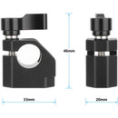 CAMVATE 15mm Rod Clamp with Anti-Twist Accessory Mounting