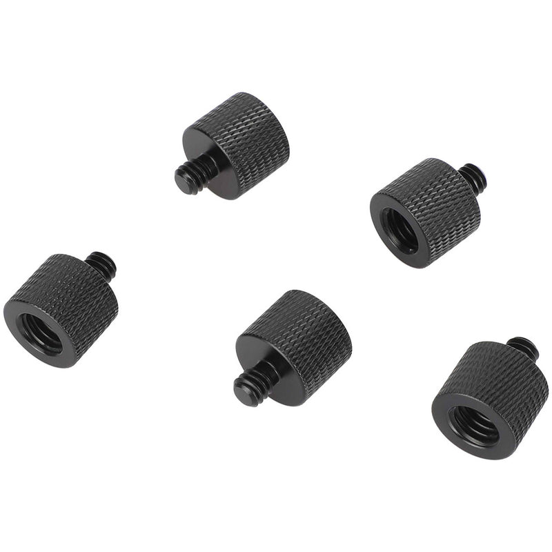 CAMVATE 3/8"-16 Female to 1/4"-20 Male Screw Adapter Set (5-Pack)