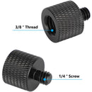 CAMVATE 3/8"-16 Female to 1/4"-20 Male Screw Adapter Set (5-Pack)