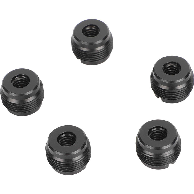 CAMVATE 1/4"-20 Female to 5/8"-27 Male Screw Adapter Set (5-Pack)