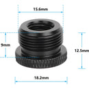 CAMVATE 3/8"-16 Female to 5/8"-27 Male Microphone Screw Adapter (5-Pack)