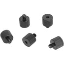 CAMVATE M5 Female to 1/4"-20 Male Screw Adapter Set (5-Pack)