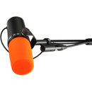 Auray WS-SM7 Windscreen for Shure SM7 Vocal Microphone (Orange, 3-Pack)