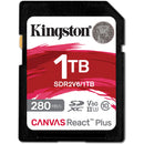 Kingston 1TB Canvas React Plus UHS-II SDXC Memory Card
