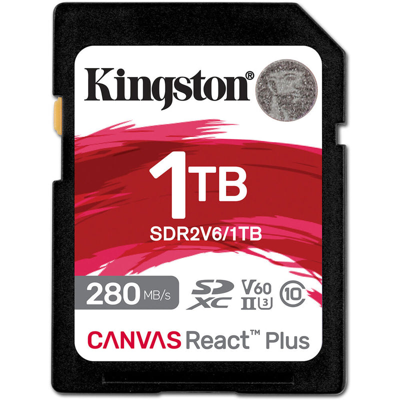 Kingston 1TB Canvas React Plus UHS-II SDXC Memory Card