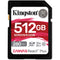 Kingston 512GB Canvas React Plus UHS-II SDXC Memory Card