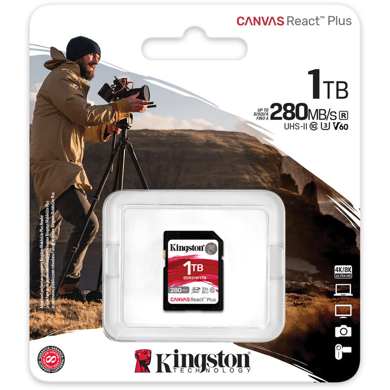 Kingston 1TB Canvas React Plus UHS-II SDXC Memory Card