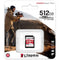 Kingston 512GB Canvas React Plus UHS-II SDXC Memory Card