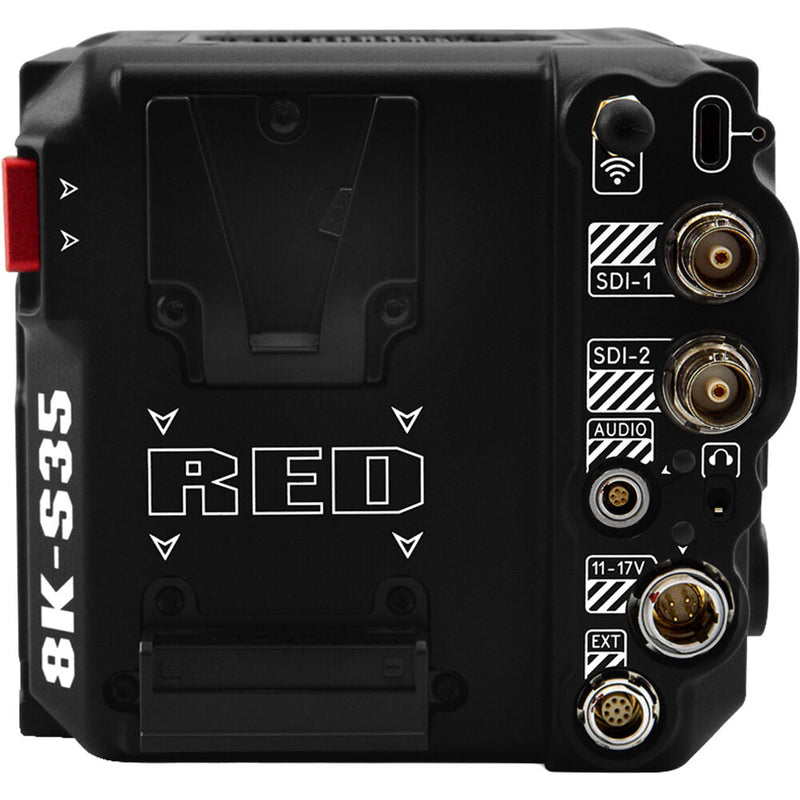 RED DIGITAL CINEMA V-RAPTOR 8K S35 Production Pack with Top Plate Plus & Rigid-Hinge Touch 7.0 (V-Mount)