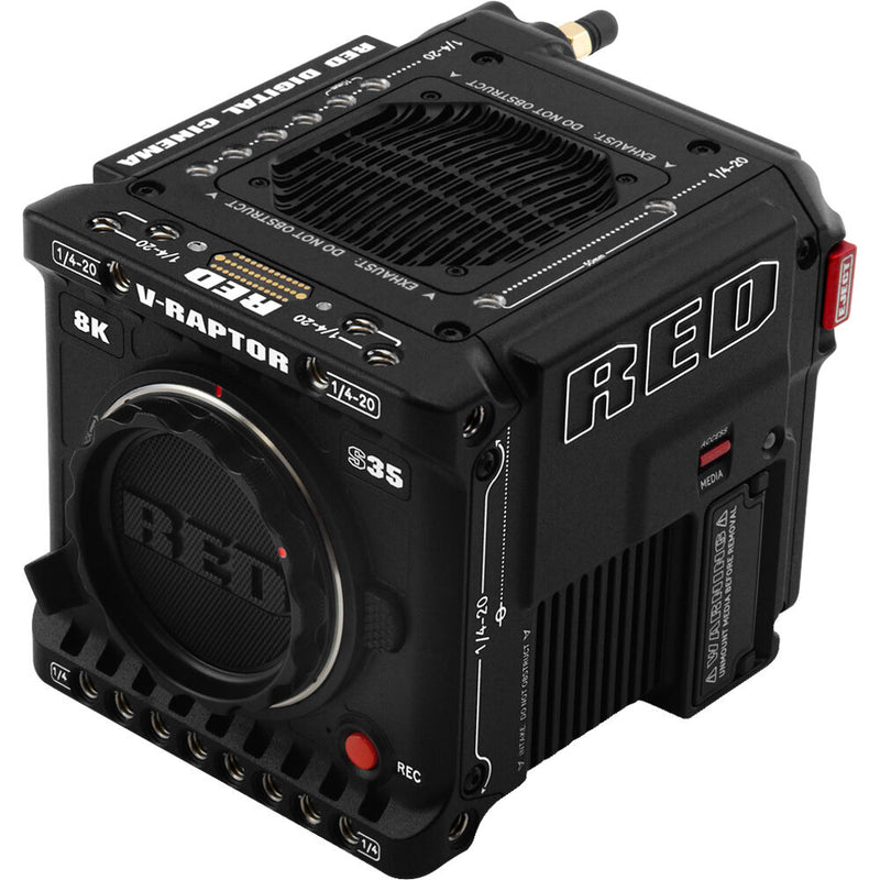 RED DIGITAL CINEMA V-RAPTOR 8K S35 Production Pack with Top Plate Plus & Rigid-Hinge Touch 7.0 (V-Mount)