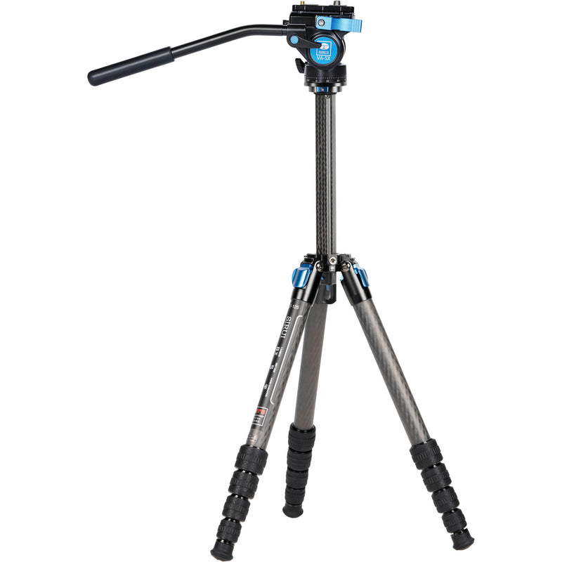 Sirui ST-125 Carbon Fiber Tripod with VA-5X Video Head Kit
