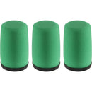 Auray WS-SM7 Windscreen for Shure SM7 Vocal Microphone (Green, 3-Pack)