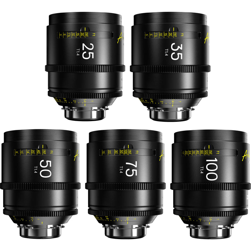 DZOFilm Arles FF/VV 10-Lens 14/21/25/35/40/50/75/100/135/180mm Set (ARRI PL)