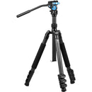 Sirui ET-2204 Carbon Fiber Tripod with VA-5X Video Head Kit