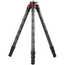 ProMediaGear Pro-Stix 71" Carbon Fiber Tripod with Leveling Head (Red)