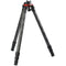 ProMediaGear Pro-Stix 71" Carbon Fiber Tripod with Leveling Head (Red)