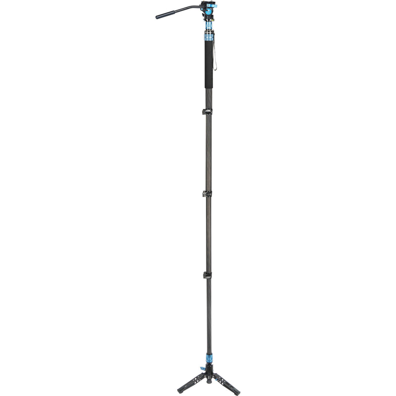 Sirui P-424FL Carbon Fiber Monopod with VA-5X Video Head Kit
