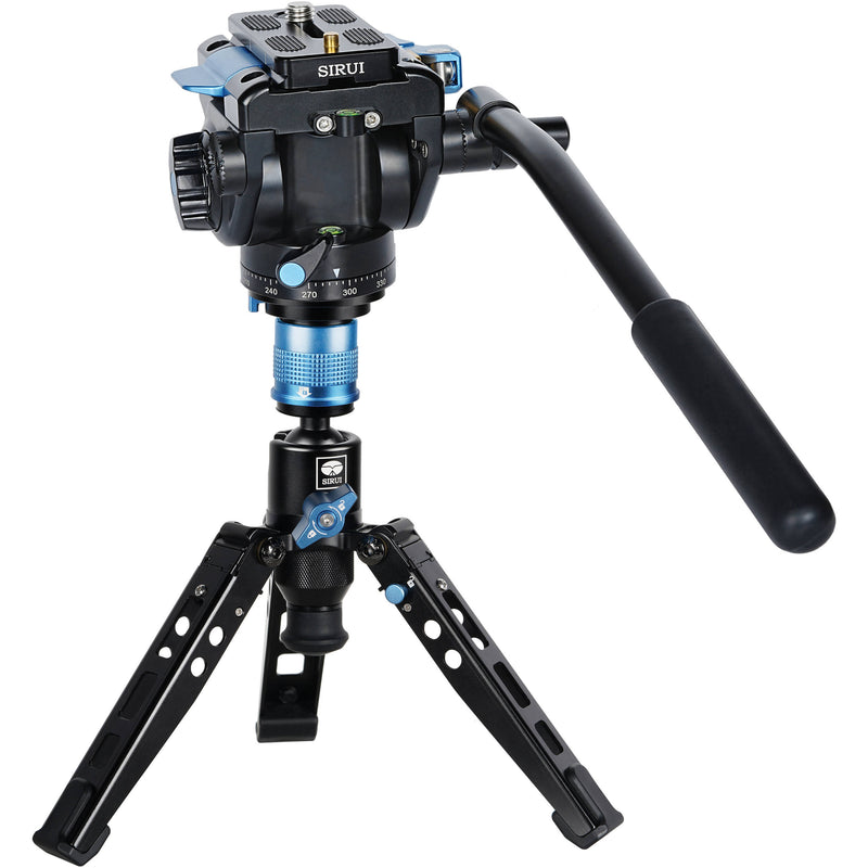 Sirui P-424FL Carbon Fiber Monopod with VA-5X Video Head Kit