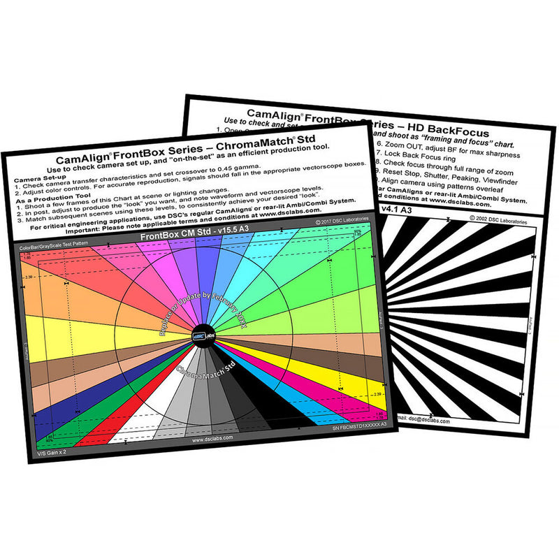 DSC Labs ChromaMatch Standard Test Chart (Front Box)