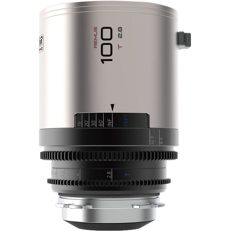 BLAZAR LENS Remus 100mm T2.8 Full-Frame 1.5x Anamorphic Lens (ARRI PL, Silver Flare)