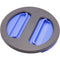 Bioluminous Front Lens Cap for Sony FE 400mm f/2.8 GM OSS Lens (Black and Blue)