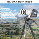 INNOREL NT364C Carbon Fiber Tripod with BL75N 75mm Bowl Adapter