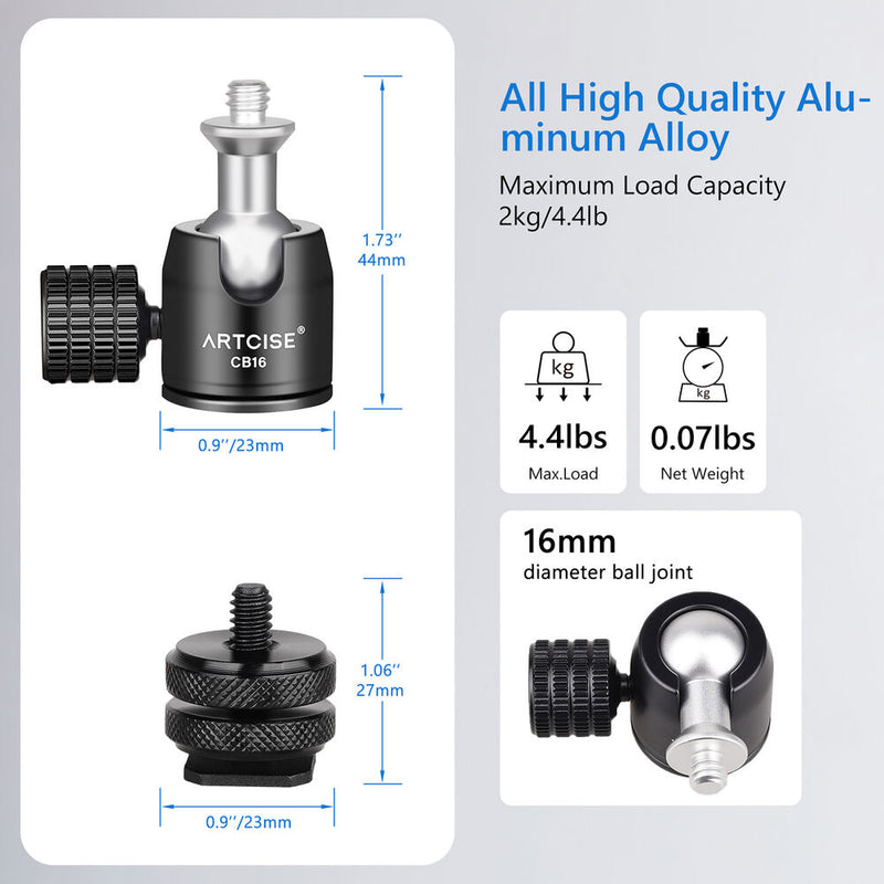 ARTCISE CB16 Mini Ball Head