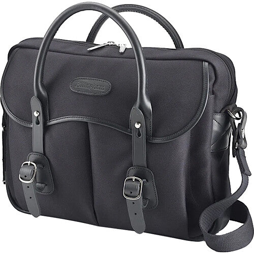 Billingham Thomas Briefcase and Laptop Bag (Black FibreNyte / Black Leather Trim)