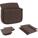 Billingham Thomas Briefcase and Laptop Bag (Navy Canvas / Chocolate Leather Trim)