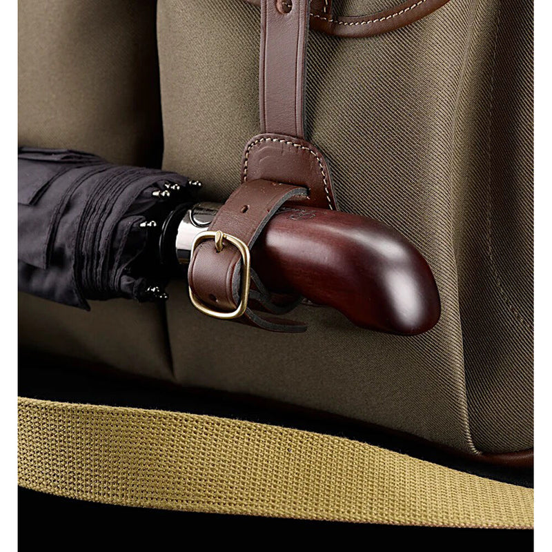 Billingham Thomas Briefcase and Laptop Bag (Sage FibreNyte / Chocolate Leather Trim)