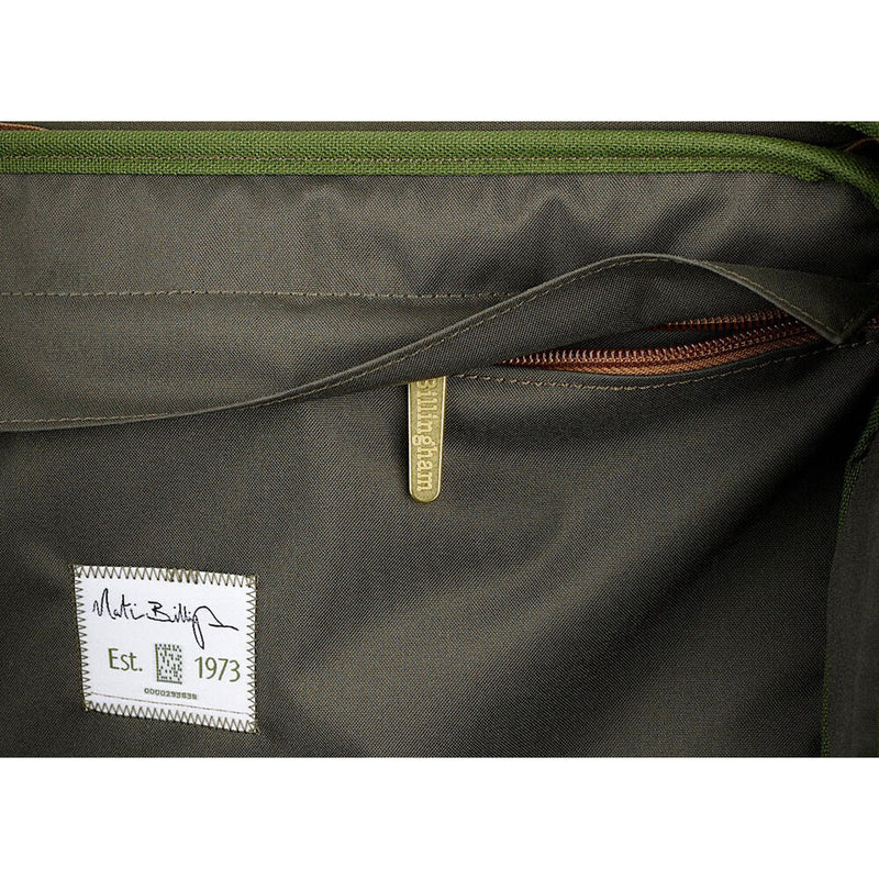 Billingham Thomas Briefcase and Laptop Bag (Sage FibreNyte / Chocolate Leather Trim)