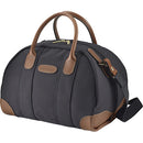 Billingham Overnighter Bag (Black FibreNyte and Tan Leather Trim, 23L)