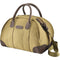 Billingham Overnighter Bag (Khaki FibreNyte and Chocolate Leather Trim, 23L)