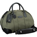 Billingham Overnighter Bag (Sage FibreNyte and Black Leather Trim, 23L)