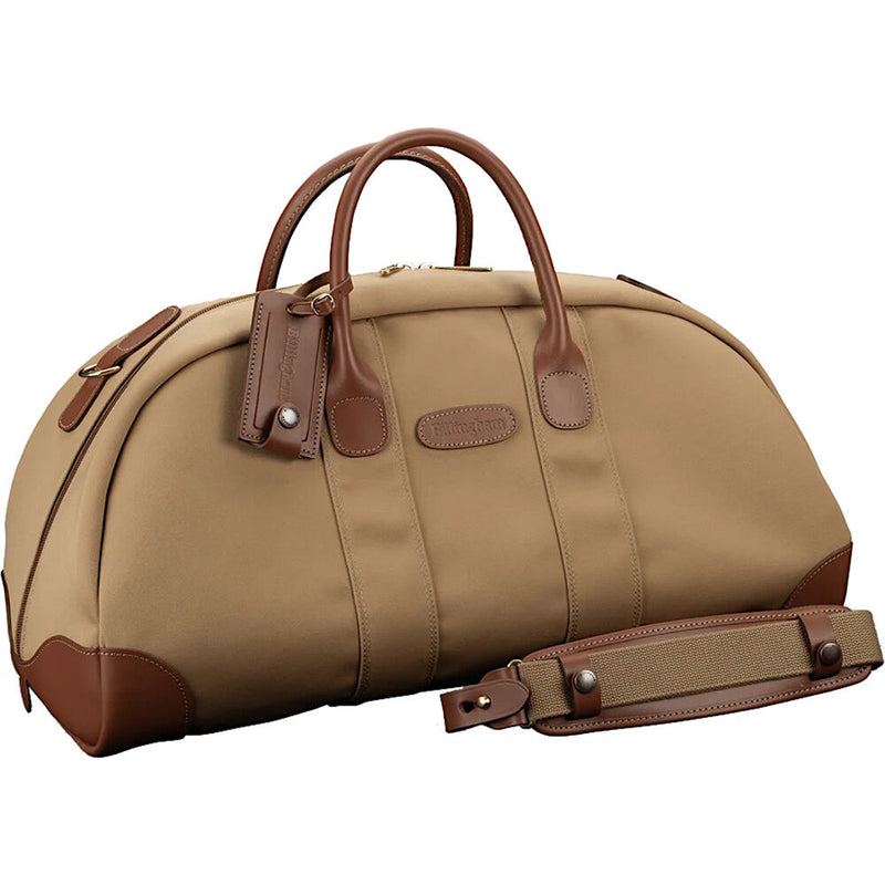 Billingham Weekender Bag (Khaki Canvas / Tan Leather Trim, 34L)