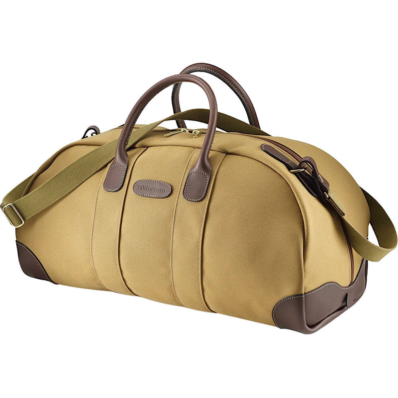 Billingham Weekender Bag (Khaki FibreNyte / Chocolate Leather Trim, 34L)
