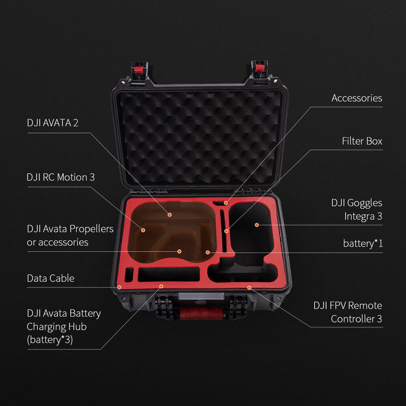 PGYTECH Hard-Shell Safety Carrying Case for DJI Avata 2